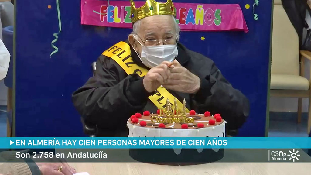 Gabriel Lozano, el centenario número cien de la provincia de Almería