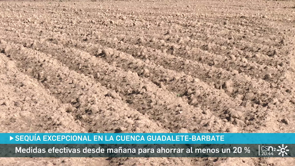 La Junta declara situación de excepcional sequía en la cuenca del