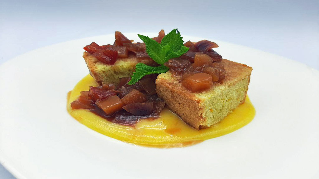 Bizcocho De Aceite De Oliva Virgen Extra Con Naranjas Y Mango La Nueva